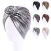 Women African Headwraps Pre-Tied Bonnet Knot Beanie Cap Elastic Bandanas Pleated Muslim Turbans Hat Chemo Covers Cap