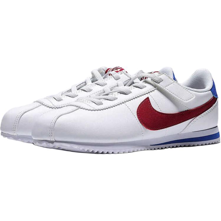 Nike Cortez EasyOn Abrasion Resistant Low top Kids Lifestyle Shoes White Children Aged 3 7 Years Old IH7658-100