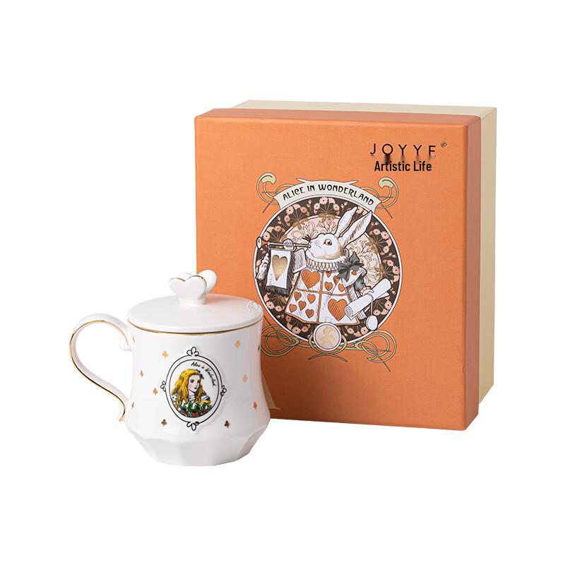 JOYYE Alice in Wonderland Butterfly Ceramic Mug