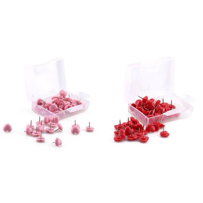 Buy 50pcs Plastic Quality Cork Board Safety Colored Push Pins Thumbtack