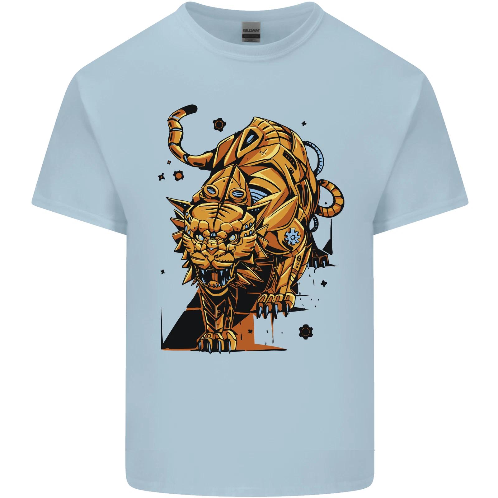A Steampunk Lion Kids T-Shirt Childrens XL