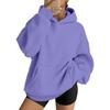 Women's Casual Loose Fit Hoodie with Drop Shoulder and Long Sleeves Pullover Sweatshirt