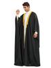 Satin Embroidered Arabic Graduation Gown and Cape