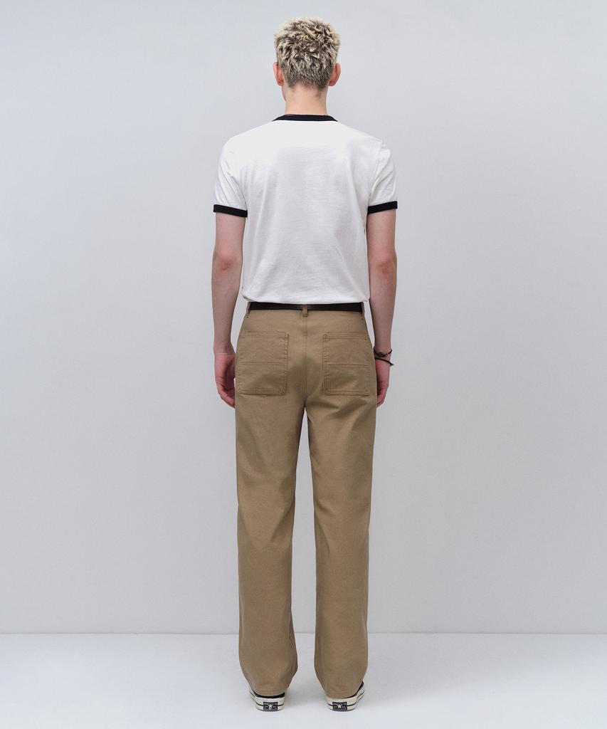 MUSINSA STANDARD Canvas Regular Fit Work Pants [Beige]