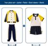 British Style Spring/Autumn Sportswear Three-Piece Set for Primary Students
