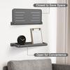 RV Aluminum Foldable Shelf - Wall-Mounted Folding RV Shelves - Compact Camper Trailer Accessories & Space-Saver 12.2X5.5 Inch