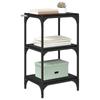 Bookshelf Black Oak Effect 40 X 33 X 70.5 Cm