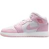 Air 1 Mid GS Pink Foam Fire Red Детские кроссовки Белые DQ8423-608