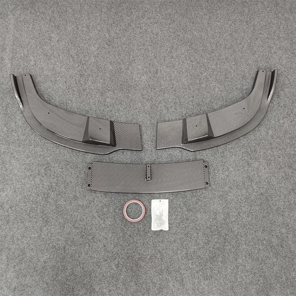 For BMW M-Sport E60 E61 523i 525i 528i 530i 535i 540i 550i 2005-2010 Car Front Bumper Lip Diffuser Splitter Bodykit Tuning Black