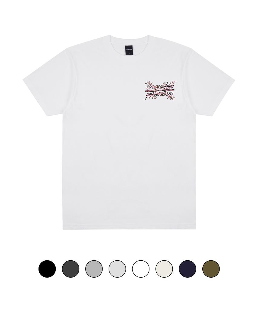 CREAM SODA LAB Camo Logo Short Sleeve T-Shirt (Type B)
