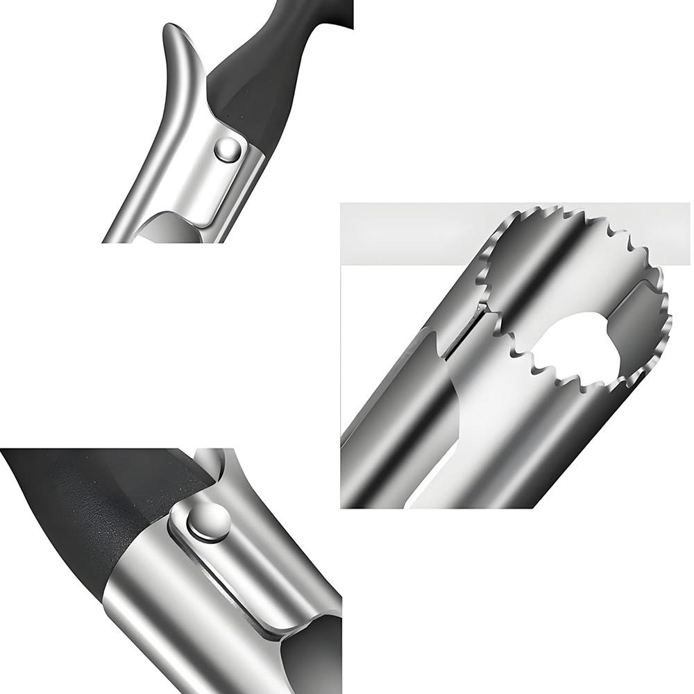 Apple Corer Tool Durable Apple Corer Remover for Baking Apples & More, Black