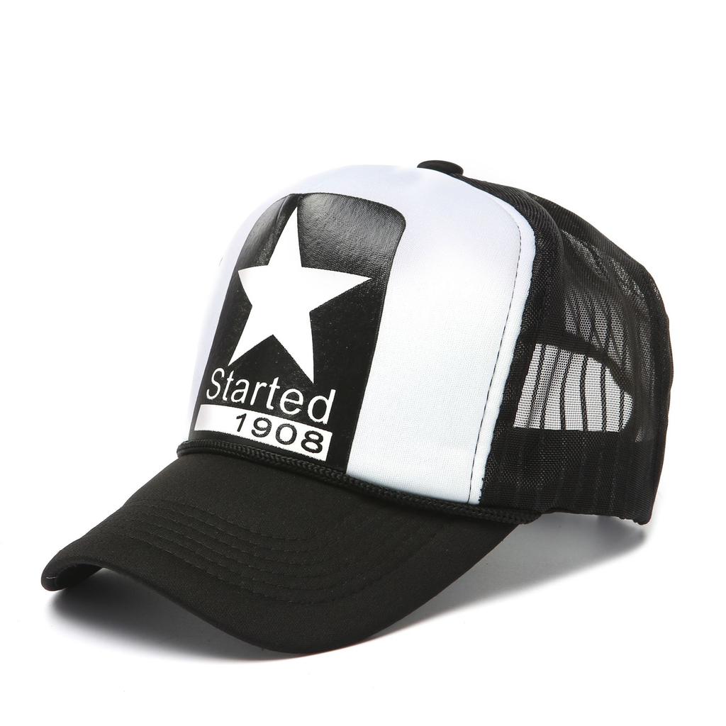 Fashion Mesh Baseball Caps for Men Women Spring Summer Cartoon Printed Snapback Hat Female and Male Sunshade Hat Bonnets Gorra
