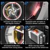 Moc Creative Electric Rc Wheel Hub With Motor Led Assembly Diy Model Building Blocks Children'S Puzzle Toy Gift