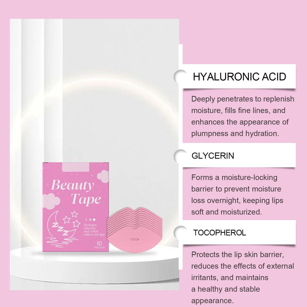 10pcs Moisturizing/plumping Lip Mask, Dry Lip And Wrinkle Mask, Gel Mask Lip Care Patch(5ml)