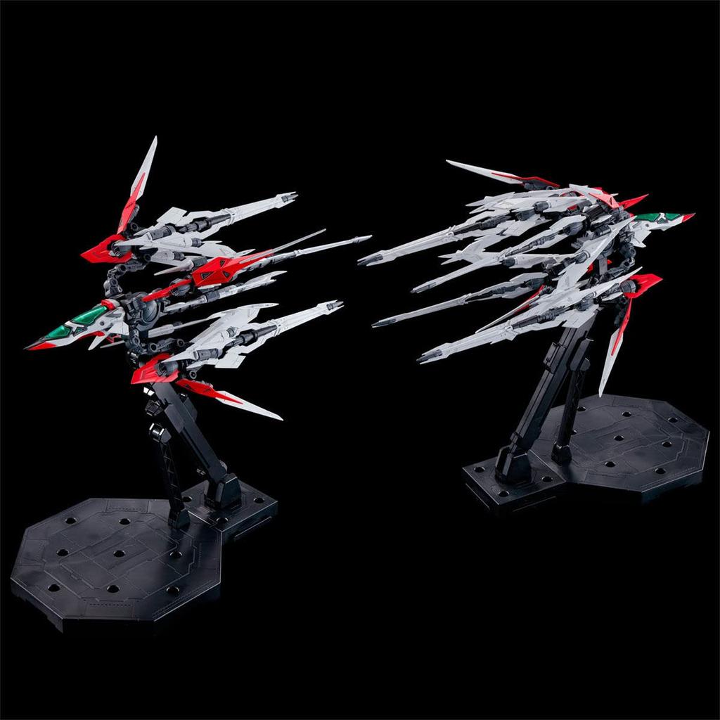Bandai Spirits MG Eclipse Gundam Maneuver Striker Pack body is not included with this 1/100 MS product.