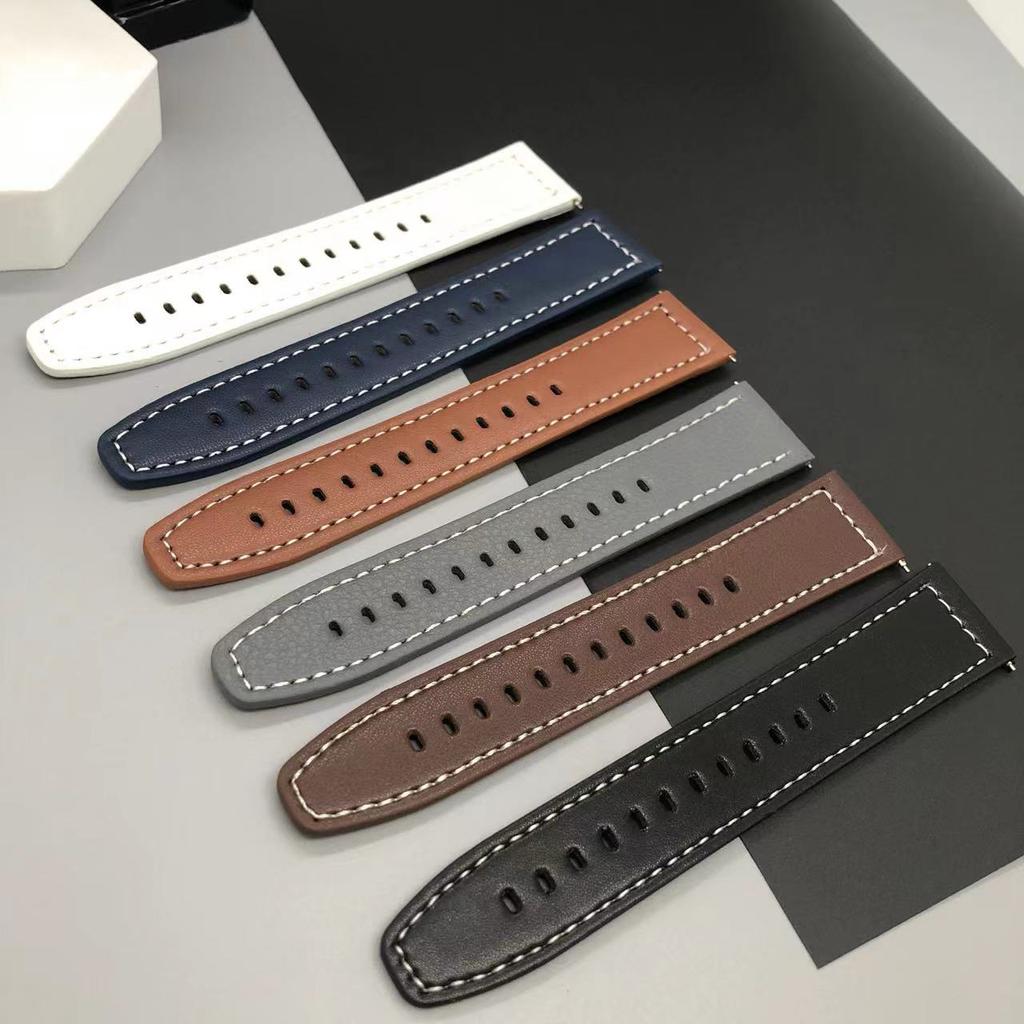 20/22mm Stylish For Casual Watch Strap For Men And Women Adjustable Strap For Xiaomi Watch Color Air S4 Pu Leather Watch Band