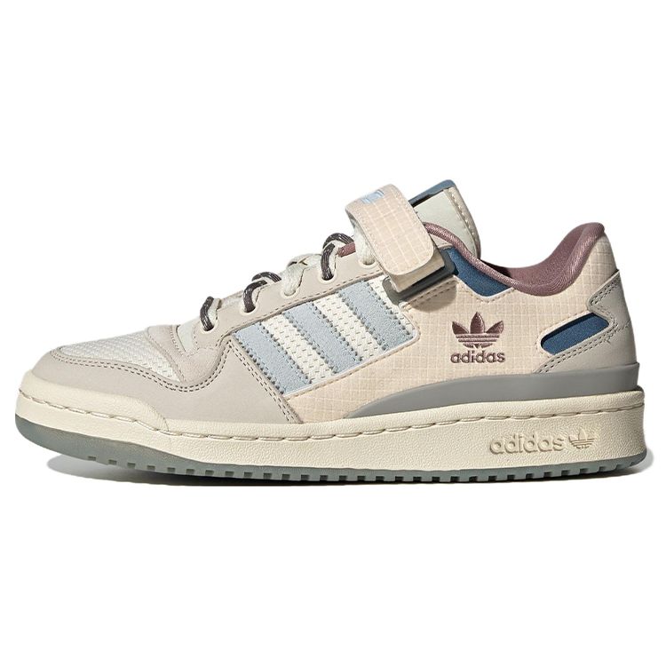 Adidas Originals Forum Durable Low-Top Skate Shoes Women Sneakers Light-Blue IG1580