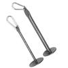 Gym Workout Equipment Dumbbell Barbell Rack Holder Weight Plate Loading Pin with Carabiner, Weight Lifting Holder Stand