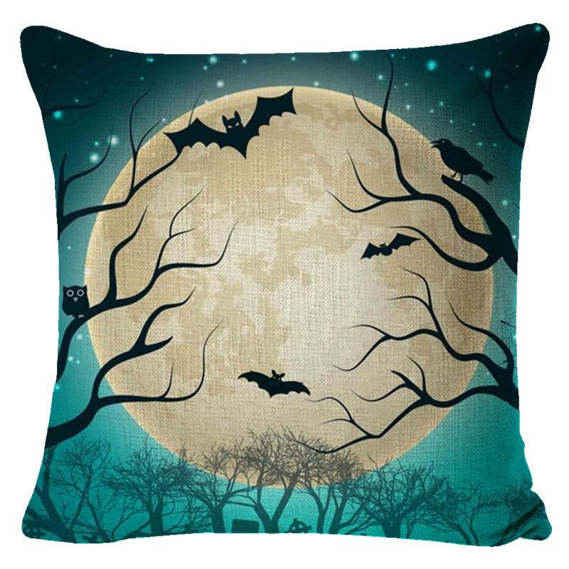 New Halloween Pillow Case Halloween Pillow Core Bed Home Decoration Bedside Cushion