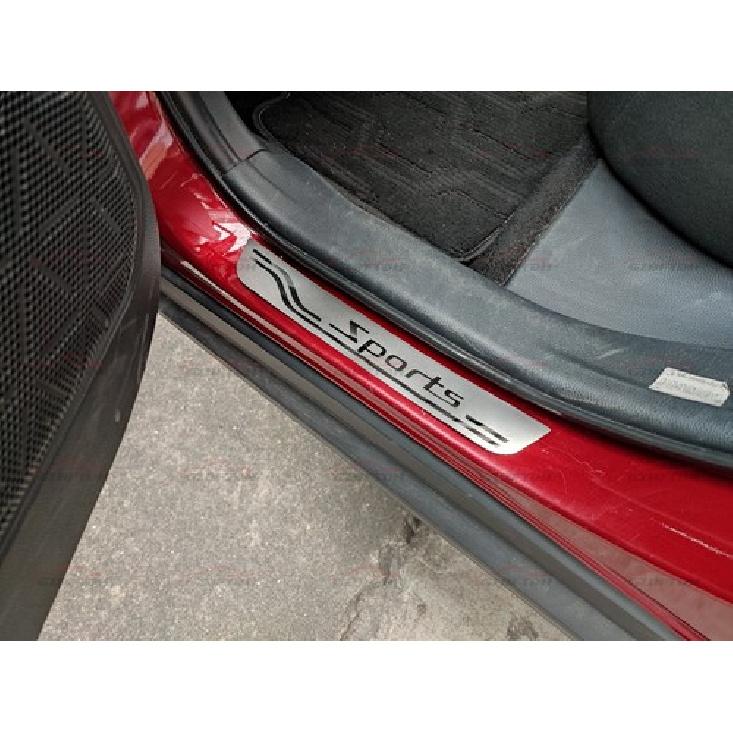 For Dodge Ram Accessories Stainless Steel Door Sill Protector Scuff Plate Trim