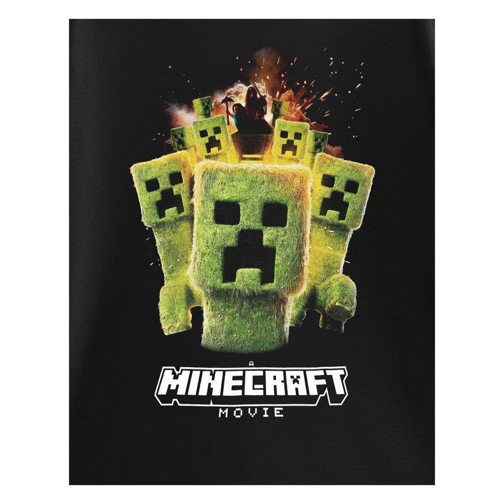 Minecraft Boys Creeper Photograph Short-Sleeved T-Shirt