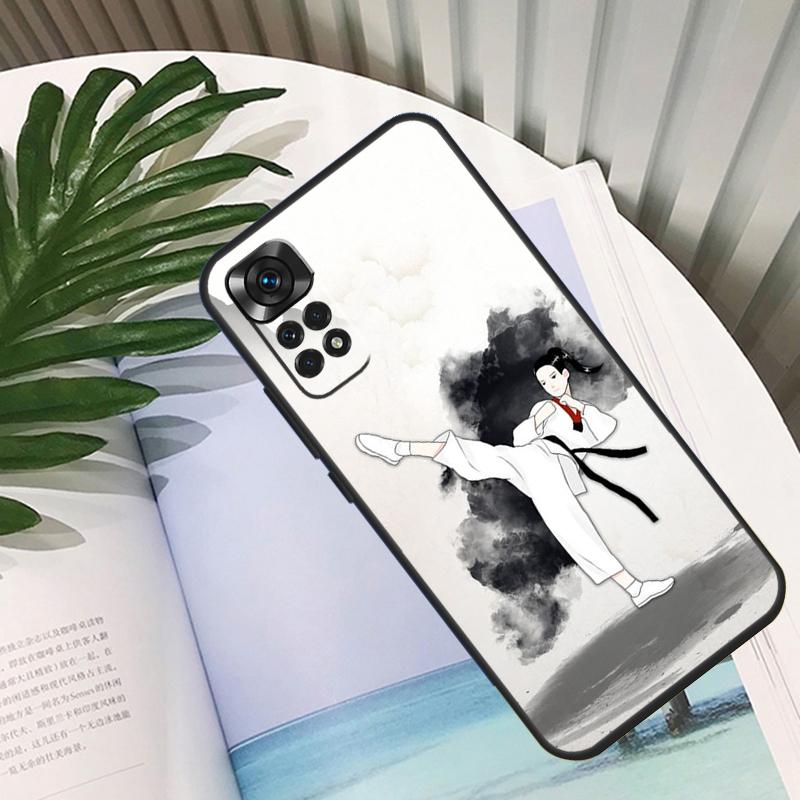 Kung Fu Taekwondo Karate Funda For Xiaomi Redmi Note 14 10 11 12 13 15 Pro Plus Case For Redmi 15 15C 14C 12C 10C 13C