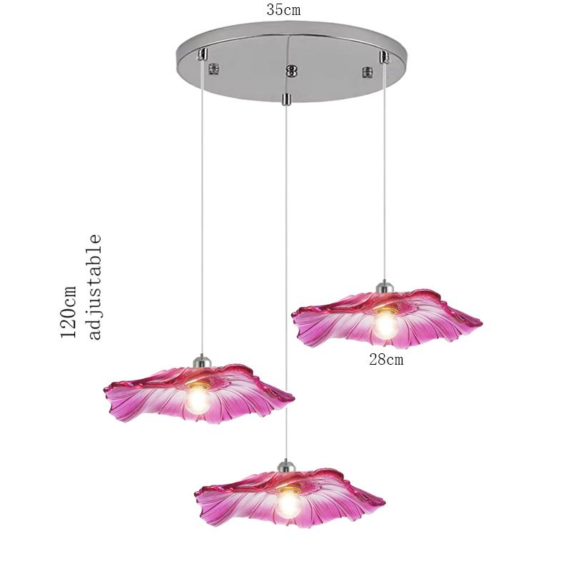 Dining Room Kitchen Nordic Glass Pendant Lamps Hanging Chandelier Ceiling Living Room Bedroom Indoor Decorative lights Fixture