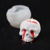 Creative Skull Flower Pot Silicone Mold DIY Plaster Candle Jar Epoxy Resin pen container Mold Halloween Ornaments Home Decor