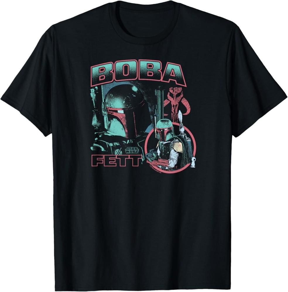 Star Wars  Boba Fett 90#039;s Inspired Bootleg TShirt Unisex T-Shirt XXL