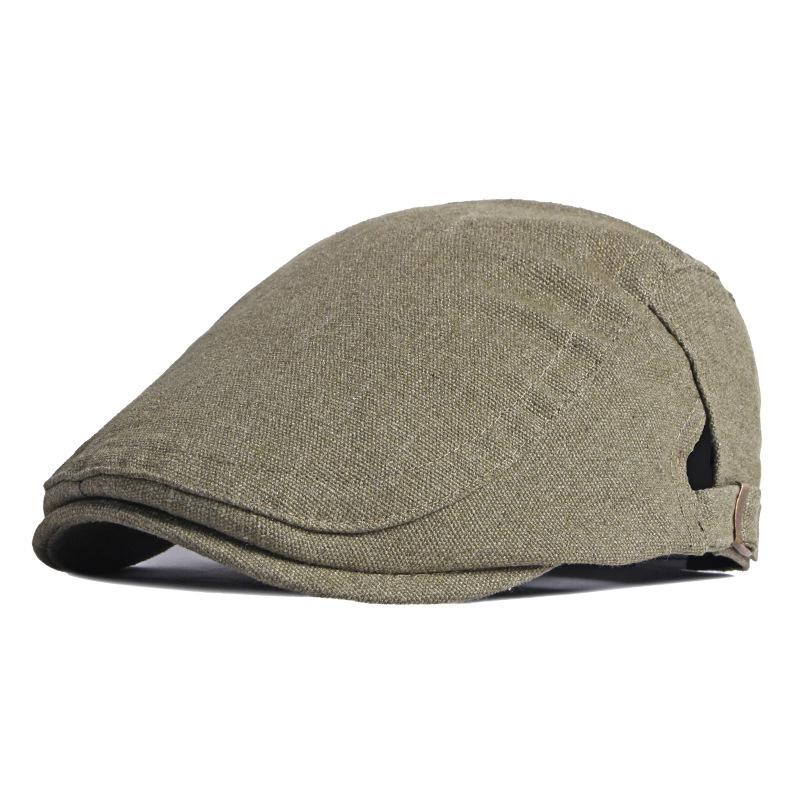 Bavlněný klobouk Pánský baret Jaro Podzim Britské Retro Newsboy Kšiltovky pro muže Klobouk Ivy Plochá kšiltovka Gatsby Painters Klobouky Gorro Hombre Boina