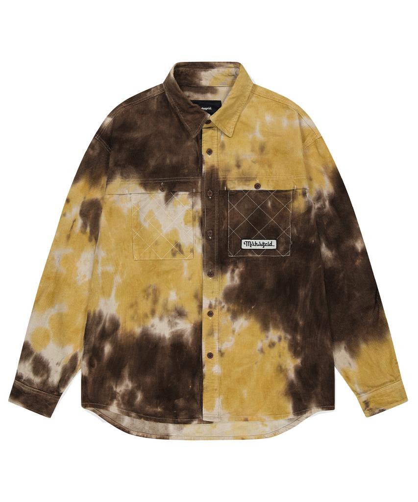 MAHAGRID Corduroy Dyed Shirt Brown(Mg2Dfmw320A)