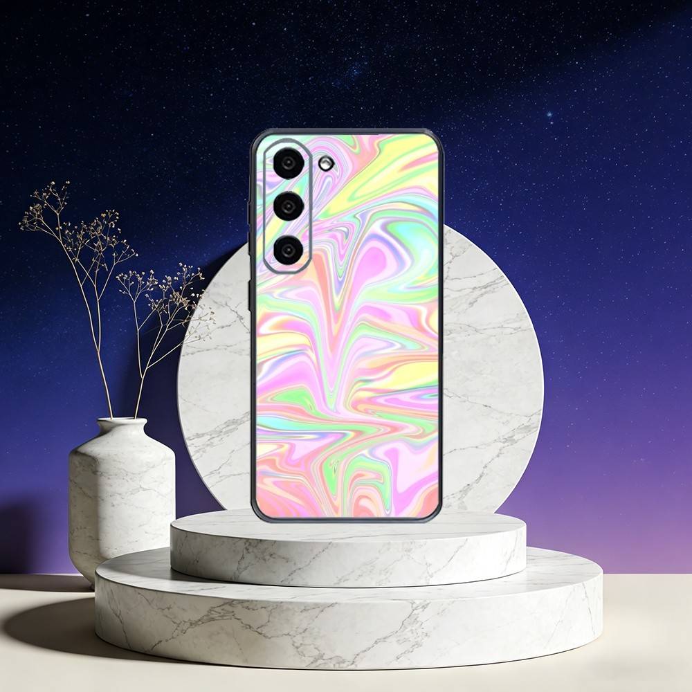 Laser Style Phone Case For Samsung Galaxy A73,A72,A71,A70,A53,A52,A51,Others Soft Black Cover