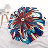 1pc Floral Abstract Automatic Open/close Folding Compact Umbrella, 8-Rib Sturdy Canopy, Lightweight Portable, Everyday Use, Gift, Outdoor Umbrella, Tr