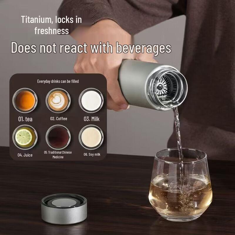 Fuguang Pure Titanium Vacuum Insulated Business Travel Mug