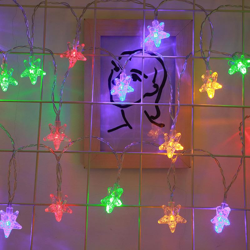 

Y2K 10M 80LEDS батарея Bubble Stars светодиодные гирлянды для вечеринок в помещении украшения дома огни шторы комната свадьба 553 1.5M 10LED USB