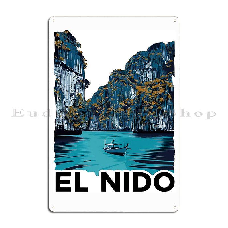 

A Vintage Travel Illustration of Ha Long Bay Vietnam Metal Plaque Party Garage Club Design Pub Wall Decor Tin Sign Poster 20x30cm