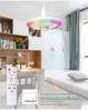 Silent RGB LED Ceiling Fan Light with E27 Base and Magic Ball Design