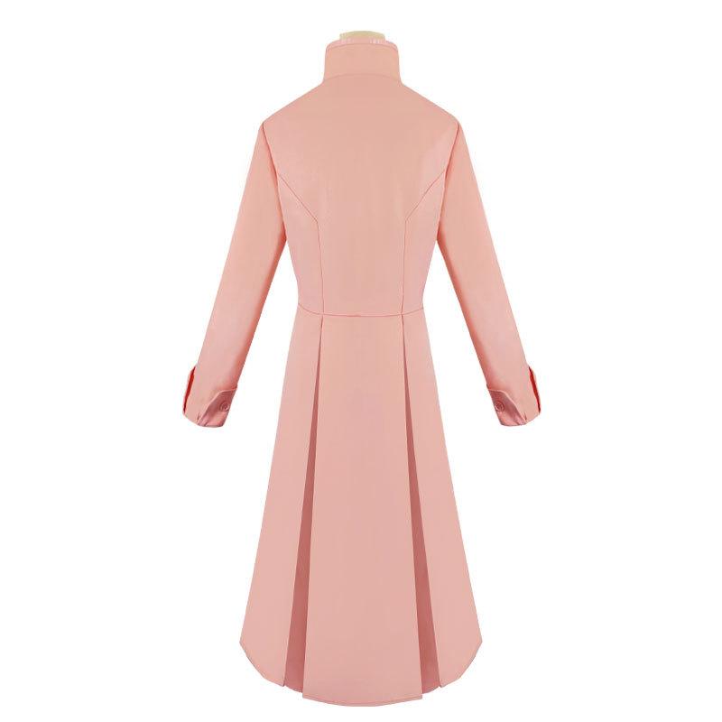 Anime Spy Play House Costume Pink Dress Long Wig Earrings Headwear Stockings Halloween Cospaly Dress