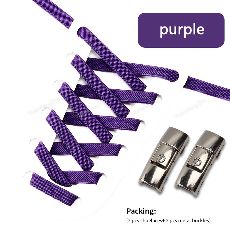 NOVÉ Šnúrky do topánok s lisovacím zámkom bez viazania Elastické šnúrky Tenisky 8MM Rozšírené ploché Šnúrky do topánok bez viazania Detské Dospelé šnúrky do topánok