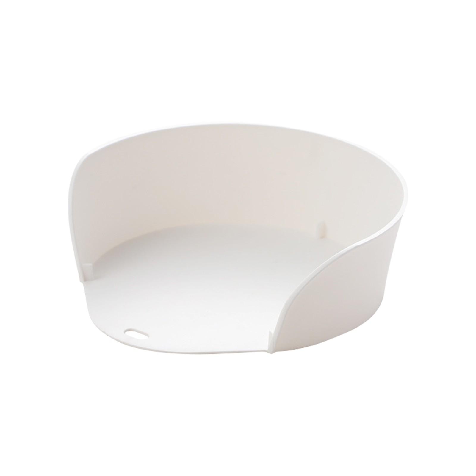 

Односторонний открывающийся боковой поднос для блюд, который можно повесить вместе с ингредиентами для гарнира, классификация фруктов и овощей, противень для приготовления пищи - 3 предмета One Size белый