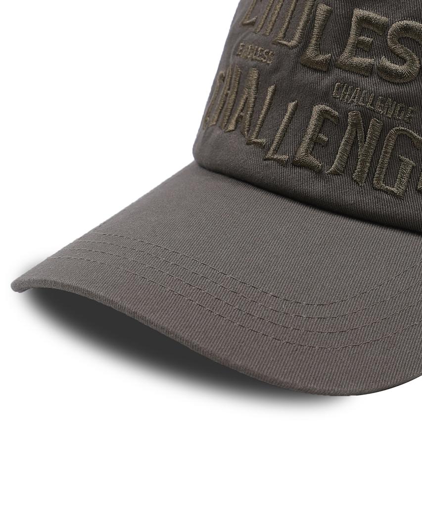 XTONZ Xta088 Endless Slogan Cotton Ball Cap (Brown)