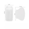 2-Piece Nail Art Stamp Kit - Clear Silicone Stamp and Squeegee Set for DIY Manicure, Available In Multiple Colors