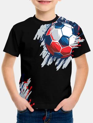 Korean Children's Clothes Football Kids Spring Clothes T-shirty Children's Clothing Boys Tops Top Shirts Child T-shirt Boy