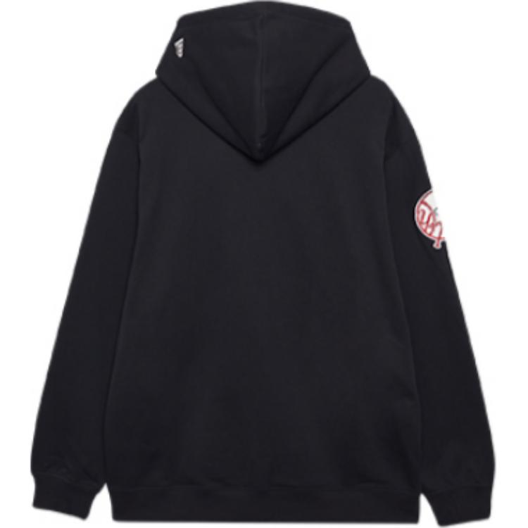 New Era MLB New York Yankees Loose Fit Hooded Zip-Up Long Sleeve American Sweatshirt Unisex Sweatshirt Black 14397962
