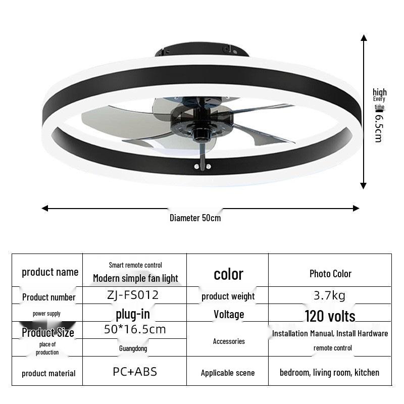 Zhongshan Ceiling Fan Light for Bedroom and Living Room