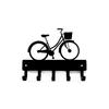 Wrought Iron Bicycle Key Holder Hook Wall Mounted Entryway Decor 1 Piece