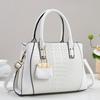Crocodile pattern handbag New large-capacity women's messenger bag Casual commuter shoulder bag