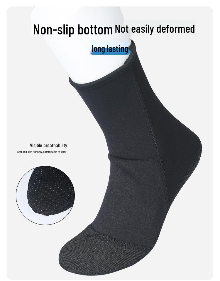 Shabate Unisex Anti-Cut High-Top Snorkeling & Diving Socks - Breathable, Anti-Coral, Creek & Beach Wading
