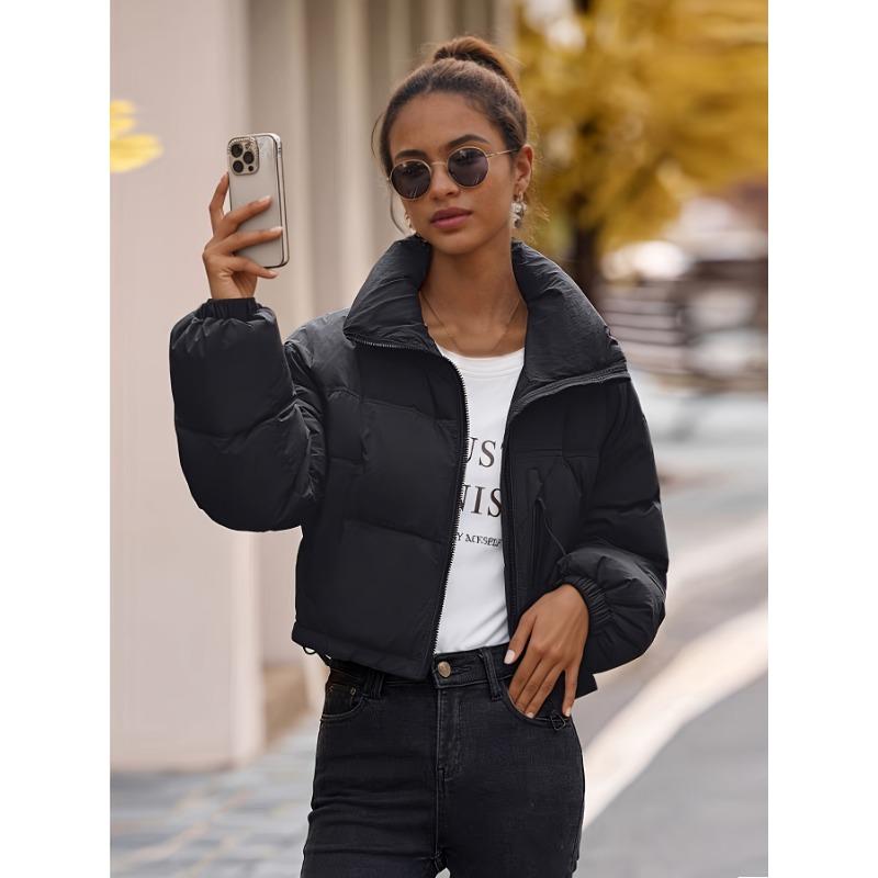 European bread clothes new short down cotton-padded clothes women's loose autumn and winter coats thickened jackets