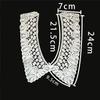 sales of 1-10 pieces Black and white embroidery hollowed out Shredded milk decoration DIY sewing lace accessories